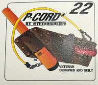 P-Cord Pinpointer Lanyard - 22" Orange