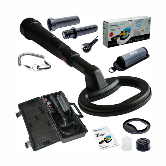 Nokta PulseDive 2in1 Set Scuba or Snorkeling Metal Detector Black