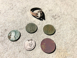 Early April Metal Detecting Hunt yields gold, silver and old Indians