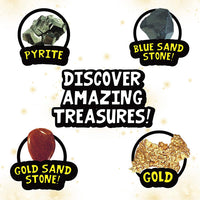 Gold Treasure Dig Bar for Kids