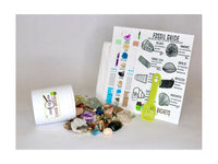 Mystery Bucket Gem Mining Kit of Fossils and Gemstones