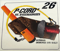 P-Cord Pinpointer Lanyard - 26" Orange