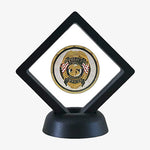 3D Floating Coin Holder and base